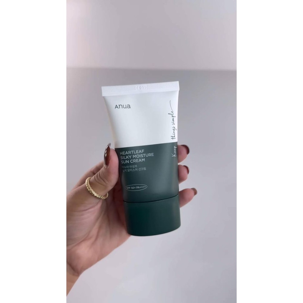 Anua Hearleaf Silky Moisture Suncream 