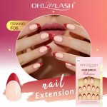Flawless Nail Extension - Classic Red French Tip