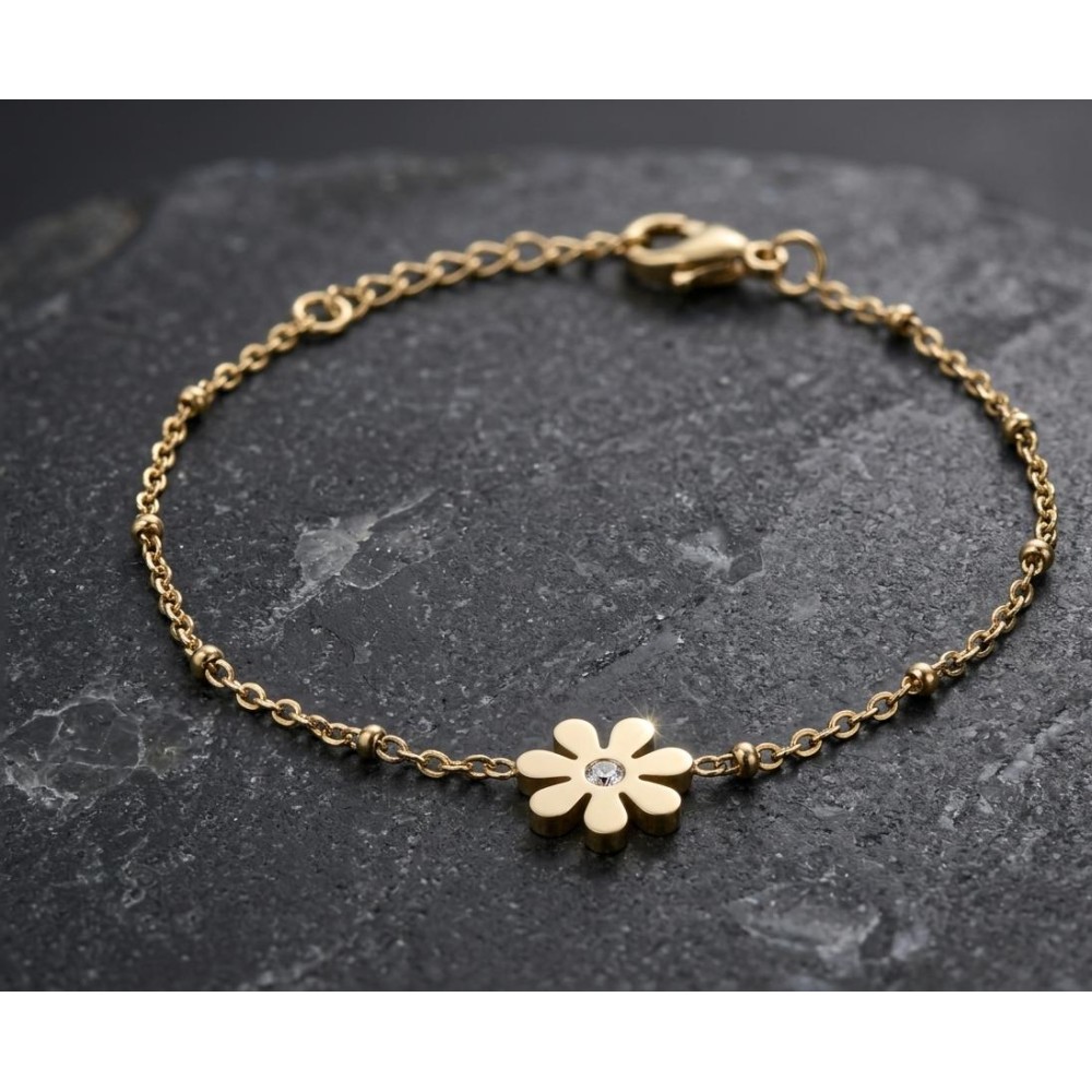 Bloom Solitaire Bracelet