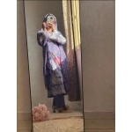 Floral & Lace Detailed Salwar Kameez Set